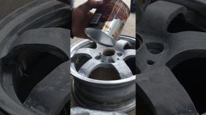 Как удалить порошковую краску с дисков  без пескострую в ручную