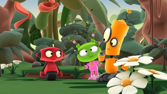 Visit To Dinosaur Land | Preschool Learning Videos | Rob The Robot смотреть онлайн