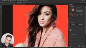 Выделение волос в фотошопе | Как вырезать волосы в фотошопе | Быстрый способ