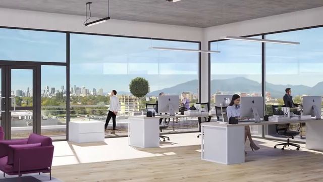 Многоэтажный склад в Ванкувере, mixed use industrial + office смотреть онлайн