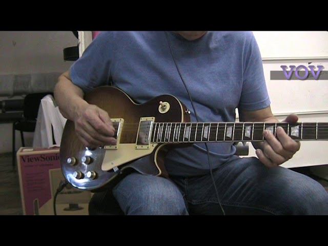 Версия Оригинальной Винтажной гитары Gibson LP standard смотреть онлайн