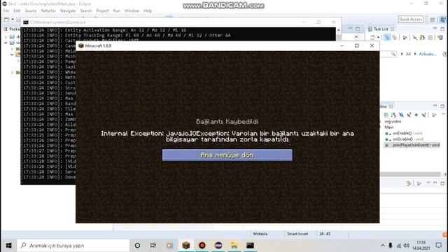 MINECRAFT PLUGIN KODLAMA #2 - Events & Olay | Bukkit Coding смотреть онлайн