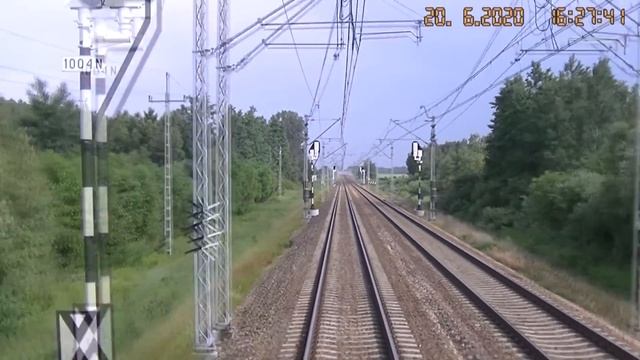 Terespol-Warszawa Zachodnia I IC 127 ,,Skaryna" I EP07-397 I 20.06.2020 смотреть онлайн
