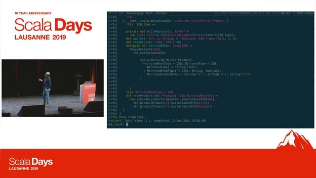 The Shape(less) of Type Class Derivation in Scala 3 - Miles Sabin смотреть онлайн