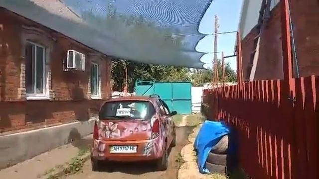 Видео отзыв: сетка затеняющая 4м шириной 70% над машиной смотреть онлайн