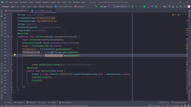 Chat app créer le profile d'utilisateur avec firebase Android studio java part 3 | Davis смотреть онлайн