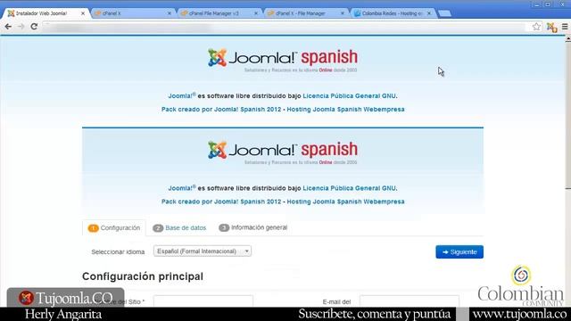 Joomla - 006. Curso de Joomla 3.x : Instalar Joomla 3.0 en hosting de paga (Parte 2) @TuJoomla смотреть онлайн