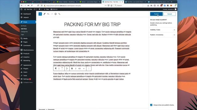 Adventure Theme Setup - WordPress.com смотреть онлайн