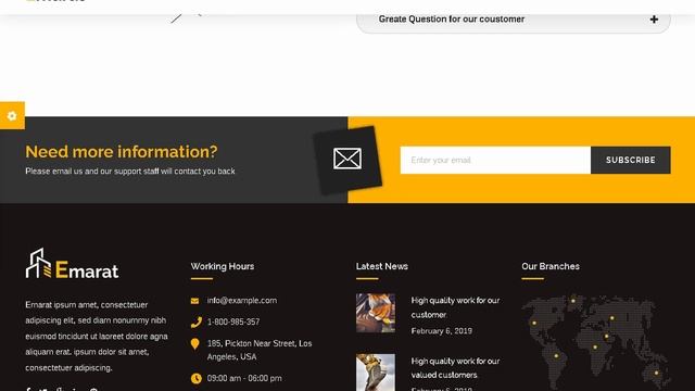 Emarat - Construction and Architecture WordPress Theme | Themeforest Templates смотреть онлайн