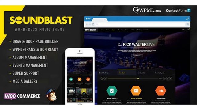 SoundBlast - Music Band WordPress Theme | Themeforest Website Templates and Themes смотреть онлайн