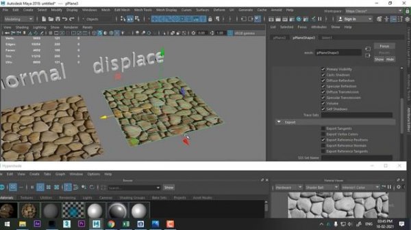 maya displacement map |  maya bump map photoshop | maya normal map | maya normal map tutorial