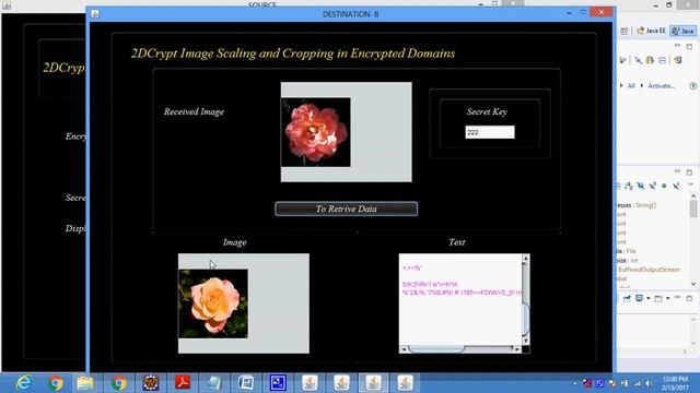 2DCrypt Image Scaling and Cropping in Encrypted Domains in Java смотреть онлайн