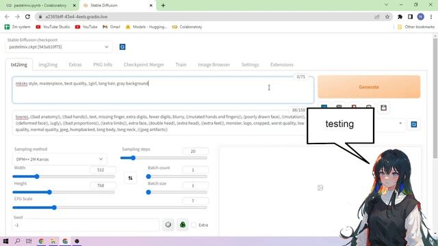 Pastel-Mix - Stable Diffusion 1-CLICK Google Colab Setup смотреть онлайн