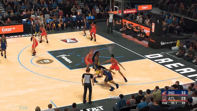 FEVER vs DREAM | WNBA | NBA 2K22 смотреть онлайн