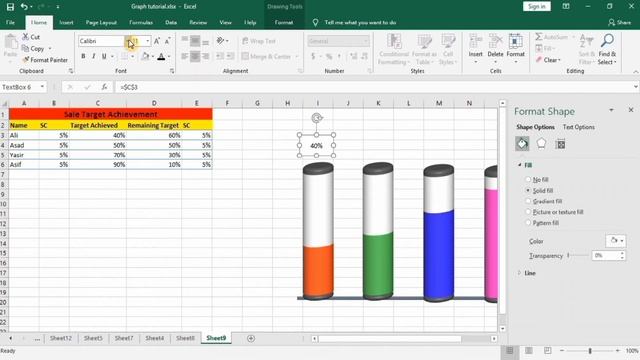 Infographics: How to Make 3D Cylindrical Bar Graph in Excel смотреть онлайн