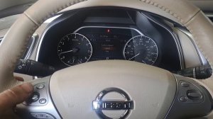 2017 nissan murano oil and filter tire service reset