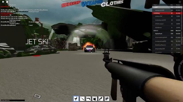 HUNTING DOWN ALL THE CRIMINALS!! | CRIMINAL VS. SWAT | Roblox смотреть онлайн