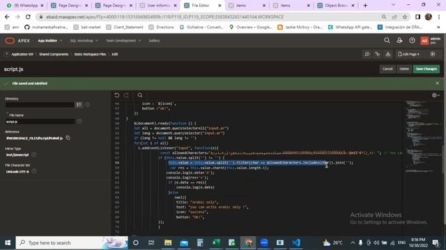 JavaScript_in_oracle_apex# جزء من ورشة عمل التطبيقات العمليه JavaScript in oracle apex смотреть онлайн