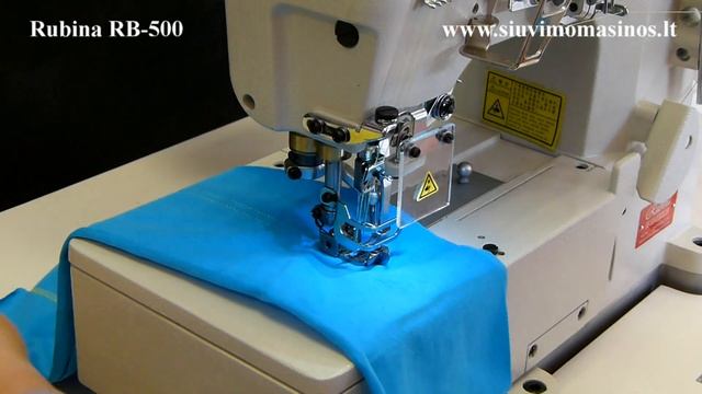 Pramonine ploksciasiule siuvimo masina RUBINA RB 500 01 смотреть онлайн