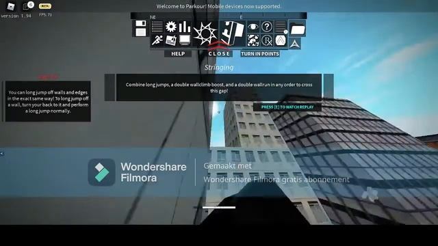 Stringing Tutorial- Roblox Parkour! смотреть онлайн