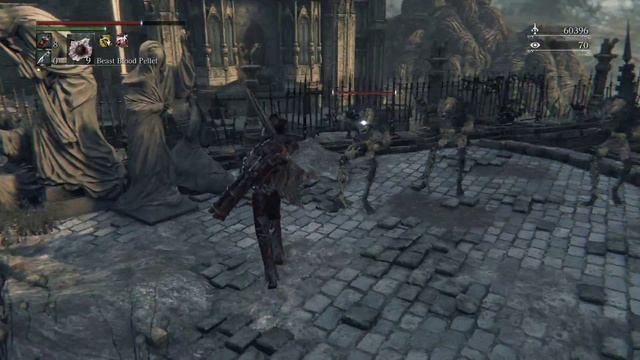 Bloodborne The Old Hunters - Hunter's Nightmare: Beast Cutter & Boom Hammer Hunters Graveyard Comba смотреть онлайн