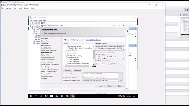 SQL Server 2017 Failover Cluster Installation - 2 Node смотреть онлайн