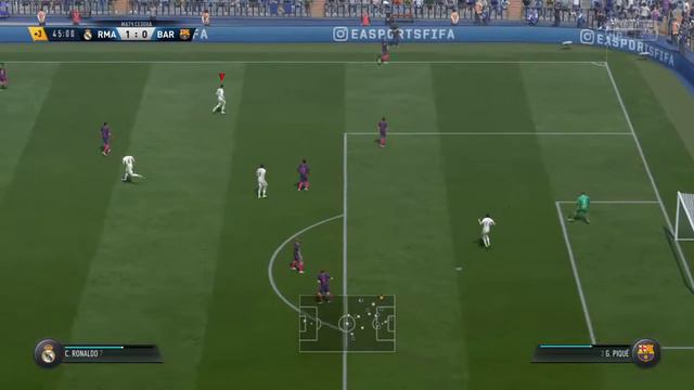 FIFA 17 онлайн. Реал мадрид vs Барселона смотреть онлайн