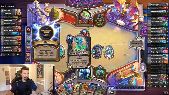 NEW Blood DK With Titan Legendary Is So CRAZY Fun To Play At The New Expansion Titans Hearthstone смотреть онлайн