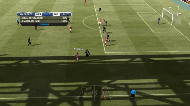 Fifa 12 | Arsenal - Milan смотреть онлайн