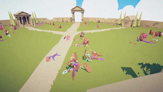 100 Protector Battle Royale | TOTALLY ACCURATE BATTLE SIMULATOR | TABS смотреть онлайн