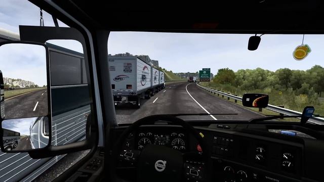 American Truck Simulator - 2018 Volvo VNL to Salt Lake City (UT) смотреть онлайн