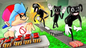 ПРОКЛЯТЫЙ БОЙФРЕНД ПРОТИВ МУЛЬТЯШНЫХ МОНСТРОВ! КТО ПОБЕДИТ? ДОРОГА СМЕРТИ С SCP В Garry`s Mod