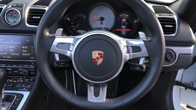 2012 Porsche Boxster S (981), in White смотреть онлайн