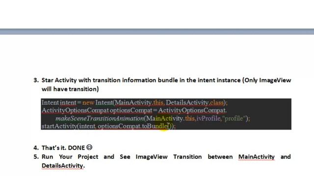 Single View Transition Between Activities - Android Tutorial смотреть онлайн