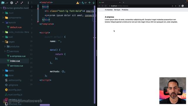 Curso gratuito Nuxt.js 2 #5 - Layouts смотреть онлайн
