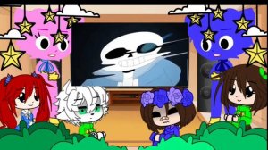 Реакция «Poppy Playtime» и «Андертейл» на песню Санса()Gacha Club()