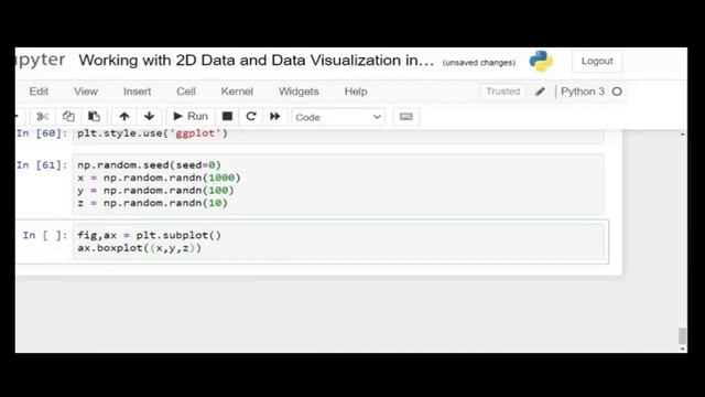 Python | Data Visualization | Working with 2D Data and Data Visualization смотреть онлайн