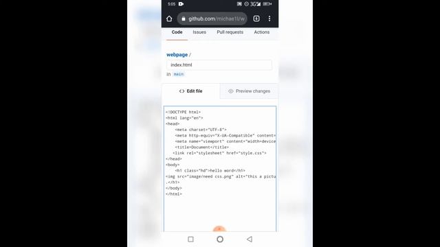 how to upload file from andriod to github |How to upload your file to github from your phone|No roo смотреть онлайн