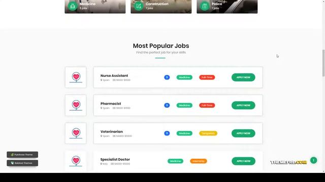 Meraki - Job Board WordPress Theme jobs listing 15 Build Website смотреть онлайн