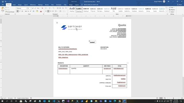 Update Existing Word Template in Dynamics 365 using XrmToolBox смотреть онлайн