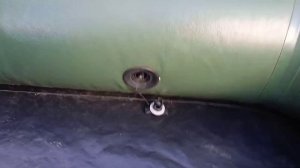 Навесной транец на одноместную лодку:  Пытаюсь обкатать мотор.