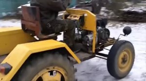 Самодельный трактор с китайским движком
