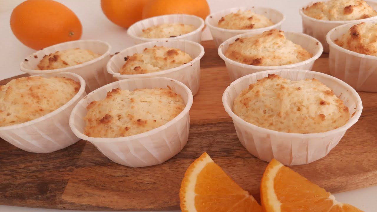 ТВОРОЖНО - АПЕЛЬСИНОВЫЕ КЕКСЫ к утреннему КОФЕ. Быстро и очень просто. смотреть онлайн