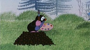 Крот и кисточка