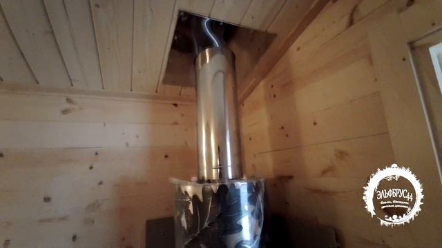 Готовая баня 5 метровая из бруса камерной сушки "под ключ" смотреть онлайн