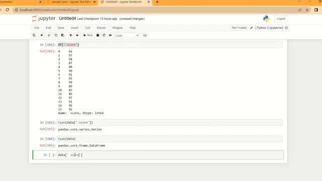 Pandas Selecting a column смотреть онлайн