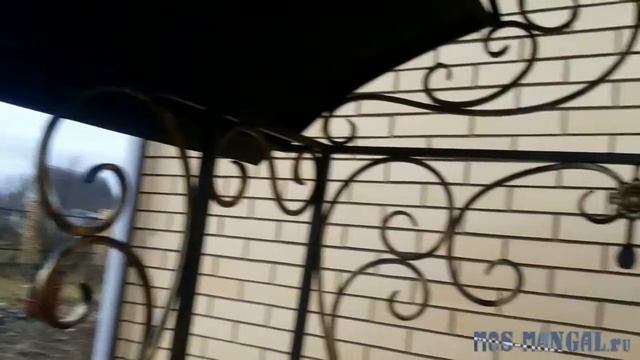 Мангал Победа: с крышей, с полкой и дровницей смотреть онлайн