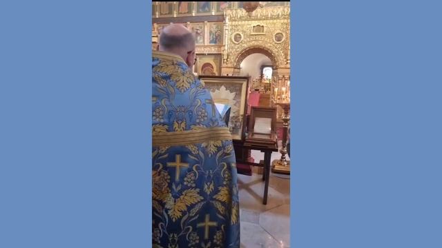 Прибытие иконы Божией Матери «Избавительница от бед» в Никольский храм с. Николо-Урюпино 19.10.23 смотреть онлайн