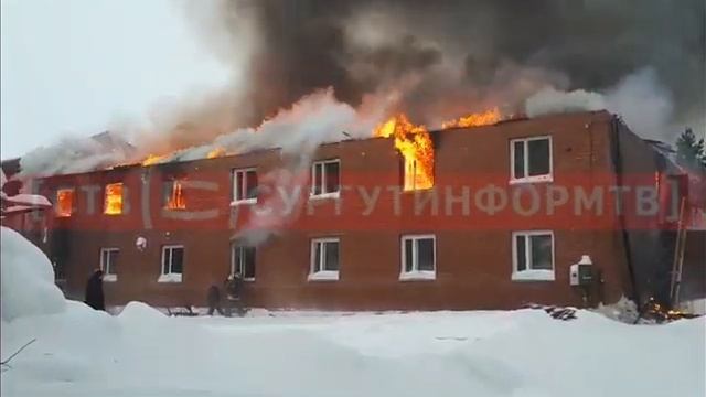 Пожар в поселке Таежный смотреть онлайн