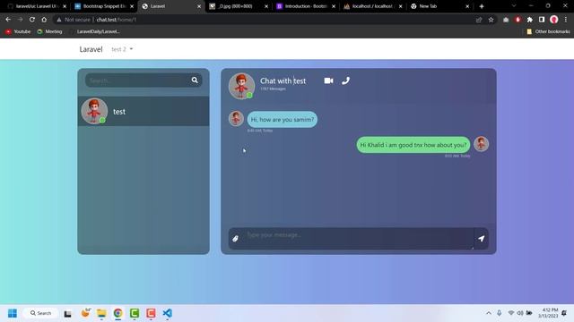 Build a Chat Application with Laravel and Bootstrap in 30 Minutes смотреть онлайн